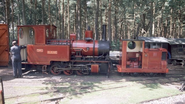 Old Kiln Light Railway at The Rural Life Living Museum in Tilford, Surrey on 05 Aug 2001