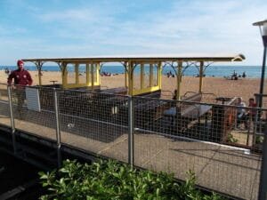 Volks electric railway car at black rock