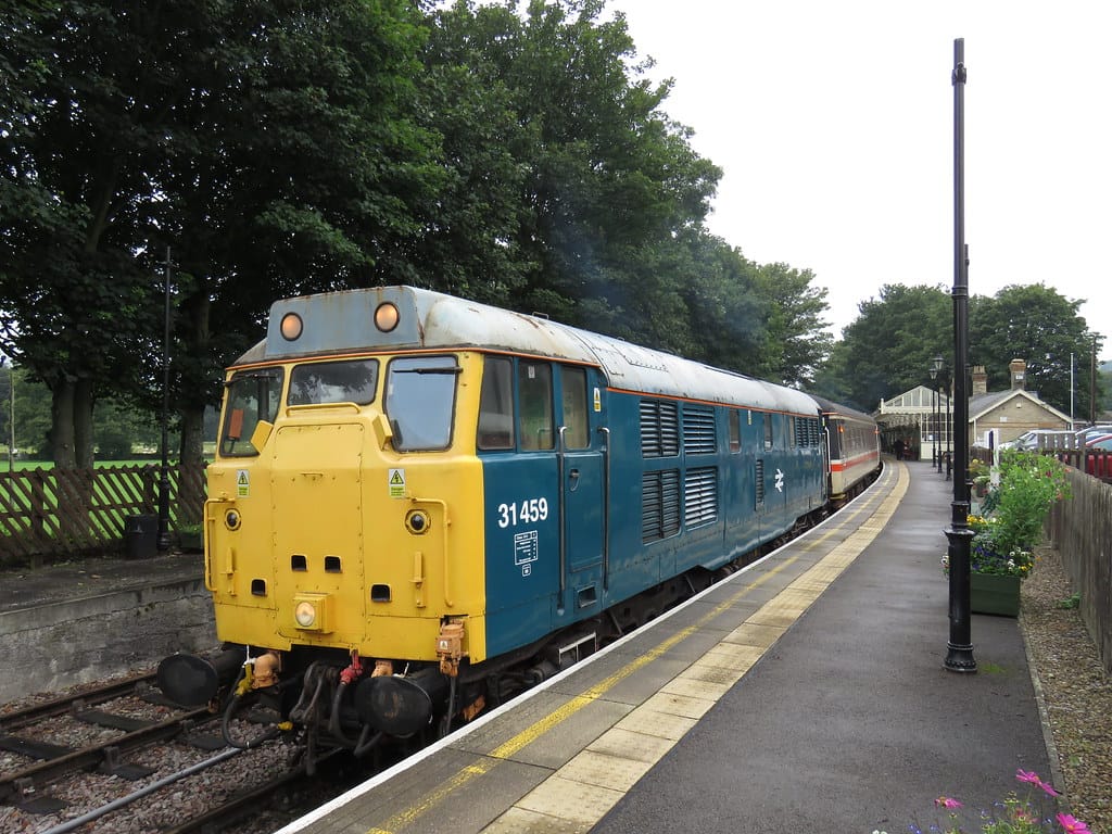 31459 at stanhope on the weardale railway 14/08/19