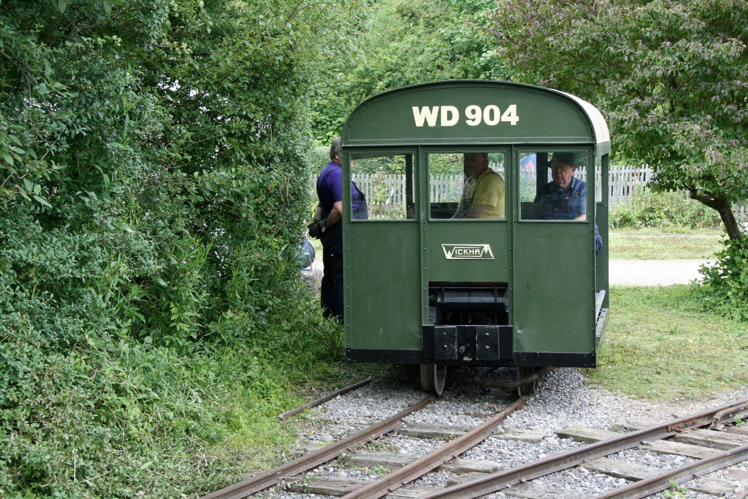 Wickham trolley at amberley museum and heritage centre