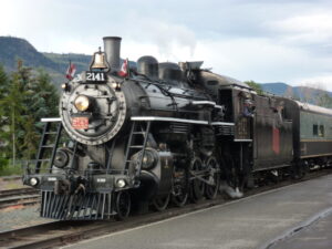 2141 kamloops heritage railway steam train