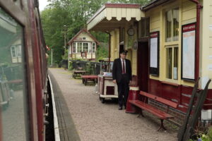 Anything from the trolley? waiting for the signal at consall station, churnet valley railway 2019 06 15dsc 8176 2