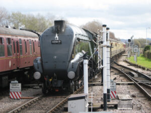 60019 bittern approaching minehead on west somerset railway