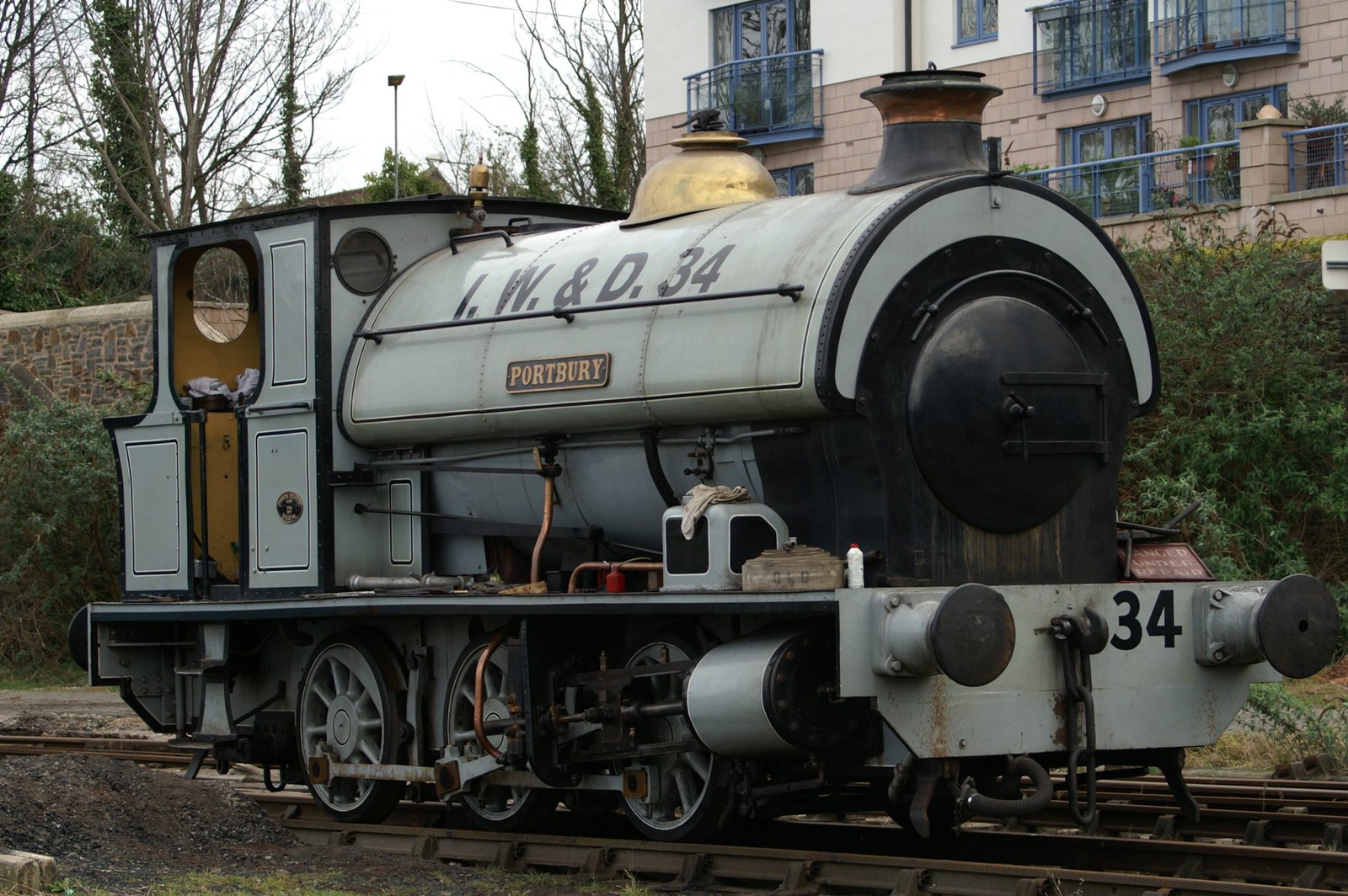 Saddle tank engine portbury bristol harbour railway