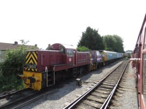 Class 14 d9523 at leeming bar on the wensleydale railway 13/08/19