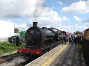 J27 no 65894 at leeming bar on the wensleydale railway 13/08/19