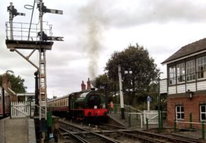 WD190 works it's first train since coming back into traffic at Colne valley Railway in Essex. The overhaul took 5 years.