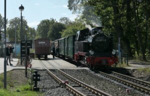 Rügensche BäderBahn 99 4801 at Baabe.