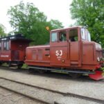 Diesellok SJ Z4p nr 397 i Hesselby, Gotland