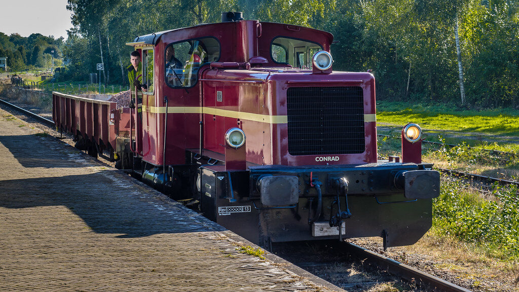 Köff III ZLSM 332 6 (ex DB 332 139 5) van de Zuid Limburgse Stoomtrein Maatschappij (ZLSM) Simpelveld (Zuid Limburg)