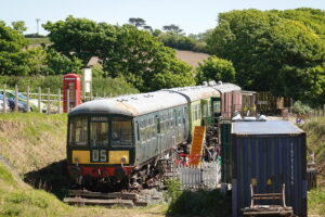 Class 103 DMU 56169 & 50413 at Prospidnick on The Helston Railway 15/05/25
